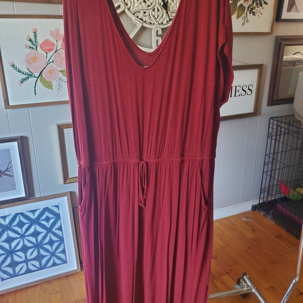 Torrid Deep Red Maxi Dress